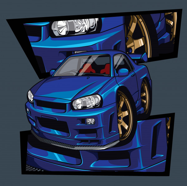 Nissan Skyline R34 Animado